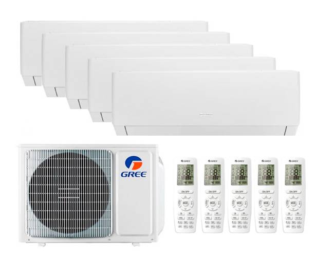 Мульти сплит-система Gree 5 x GWH09AGAXA-K6DNA4C/I / GWHD(42)NK6OO (LCLH)