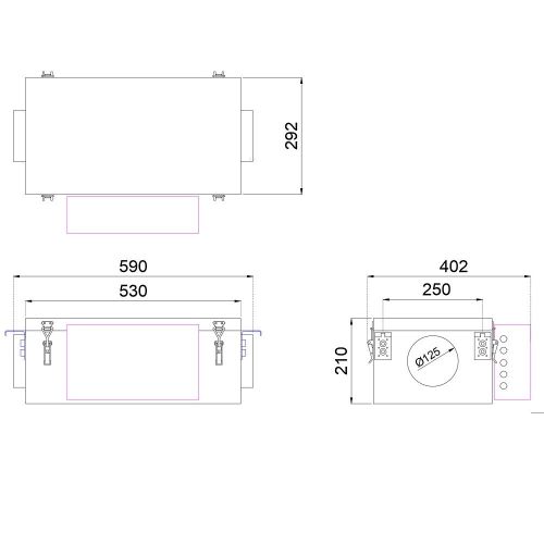 Приточная установка Turkov Capsule micro 200 E. Фото 6