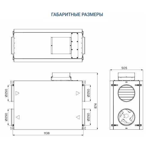 Приточно-вытяжная установка Turkov Zenit Standart X 700 E. Фото 6 Приточно-вытяжная установка Turkov Zenit Standart X 700 E. Фото 6