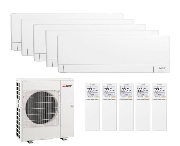 Мульти сплит-система Mitsubishi Electric 5 x MSZ-AY25VGKP / MXZ-5F102VF