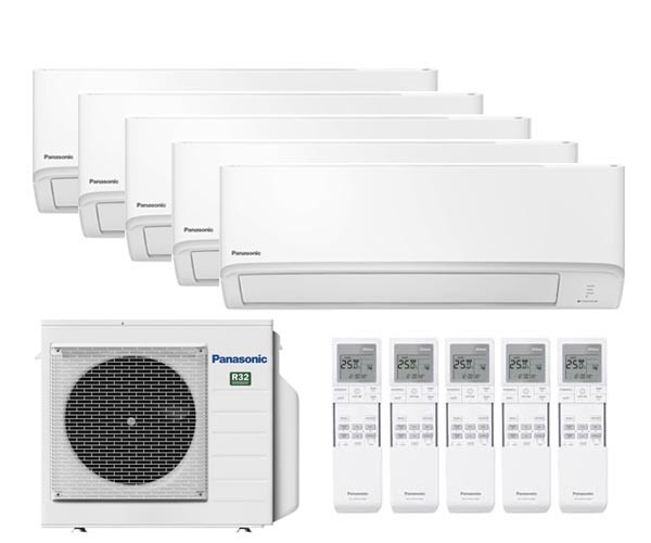 Мульти сплит-система Panasonic 5 х CS-TZ25WKEW / CU-5E34PBD Мульти сплит-система Panasonic 5 х CS-TZ25WKEW / CU-5E34PBD