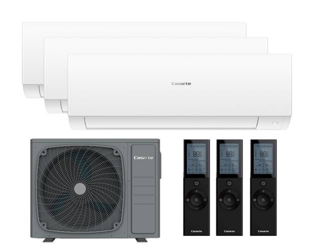 Мульти сплит-система Casarte 3 x CAS25CX1/R3-W / 3U55CM1/R3