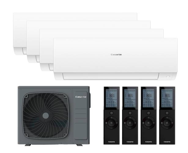 Мульти сплит-система Casarte 4 x CAS25CX1/R3-W / 4U75CM1/R3 Мульти сплит-система Casarte 4 x CAS25CX1/R3-W / 4U75CM1/R3