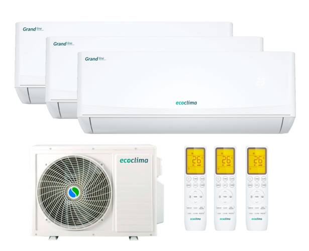 Мульти сплит-система Ecoclima 3 x CMWM-TC09/AA-4R2 / CM3-TC27/4R2 Мульти сплит-система Ecoclima 3 x CMWM-TC09/AA-4R2 / CM3-TC27/4R2