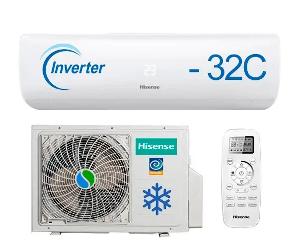 Инверторный кондиционер Hisense AS-07UW4RYRKB00 с зимним комплектом до -32 С